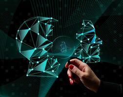 Artificial intelligence training based on the available information. Processing of arrays of information photo