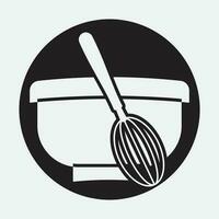 Cocinando logo. icono o símbolo para diseño menú restaurante. vector