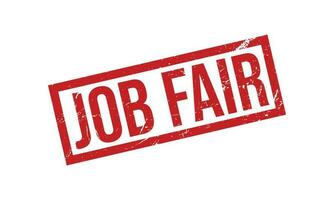 Job Fair Rubber Stamp Seal Vector