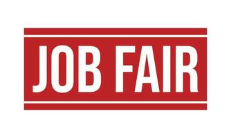 Job Fair Rubber Stamp Seal Vector