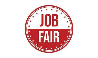 Job Fair Rubber Stamp Seal Vector