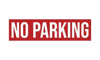 No Parking Rubber Stamp Seal Vector