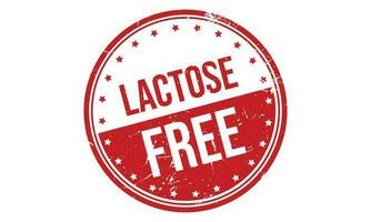 Lactose Free Rubber Stamp Seal Vector