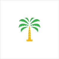 Banana tree logo vector