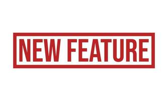New Feature Rubber Stamp Seal Vector