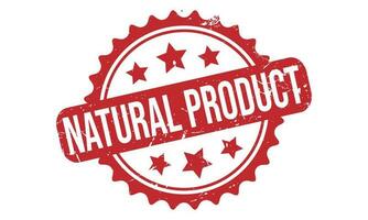 natural producto caucho sello sello vector