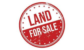 Land For Sale Rubber Stamp Seal Vector