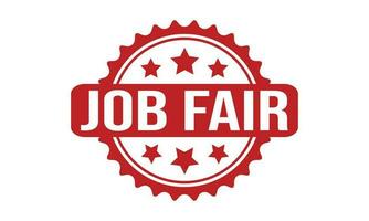 Job Fair Rubber Stamp Seal Vector