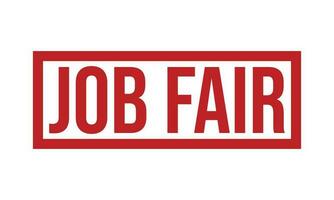 Job Fair Rubber Stamp Seal Vector