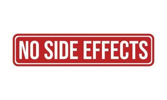 No Side Effects Rubber Stamp Seal Vector