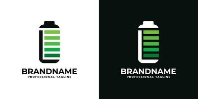 Letter L Battery Logo. Suitable for any business related to Battery with L initial. vector