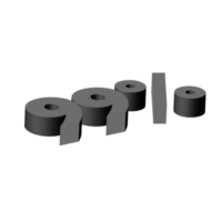 descuento 3d texto diseño png, 3d número en transparente fondo, descuento rebaja creativo tipografía diseño png, oferta tipografía png diseño para web