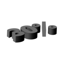 descuento 3d texto diseño png, 3d número en transparente fondo, descuento rebaja creativo tipografía diseño png, oferta tipografía png diseño para web