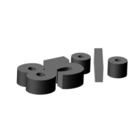 discount 3d text design png, 3d number in transparent background, discount sale creative typography design PNG, offer typography PNG design for web