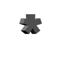 3d symbol png i transparent bakgrund