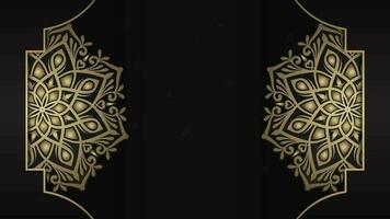 motion mandala background, luxury ornament video