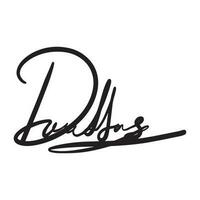 D Signature lettering ,good for graphic design resources, pamflets, mail, letters, banners, prints, posters, bussiness, and more. vector