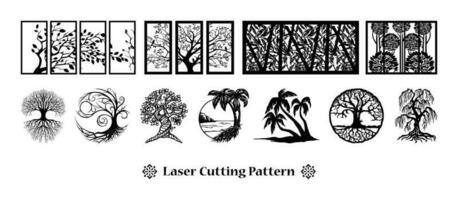 CNC Decorative Laser Cut Panels Template 10735545 Vector Art at