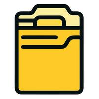 Folder icon for web and application vector