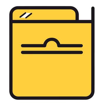 Folder icon for web and application vector