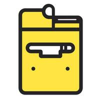 Folder icon for web and application vector