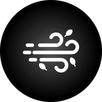 icono de vector de viento