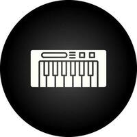 icono de vector de piano