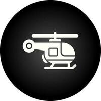 icono de vector de helicóptero