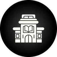 icono de vector de biblioteca