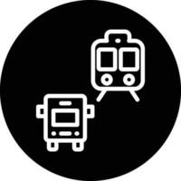 Public Transport Vector Icon Design