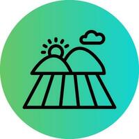 Field Vector Icon Design