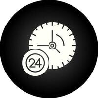 24 Hour Service Vector Icon