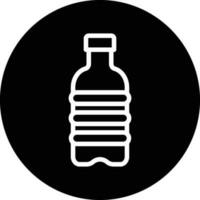 Water Bottle Vector Icon Design