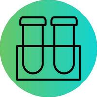 Test Tubes Vector Icon Design