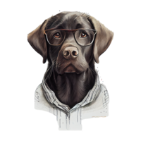 Labrador Retriever Hund . ai generiert png