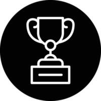 Trophy Vector Icon Design