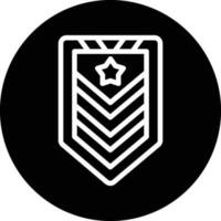 Army Chevron Vector Icon Design