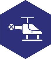 Helicopter Vector Icon design