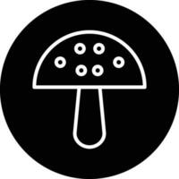 Mushroom Vector Icon Design