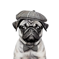 pug cachorro . ai gerado png