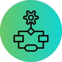 Workflow Vector Icon Design