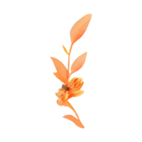 Aquarell Blume . ai generiert png