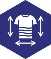 Clothes Measurement Vector Icon design