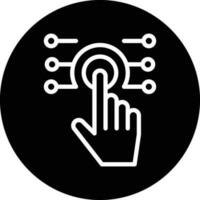 Touch Technology Vector Icon Design