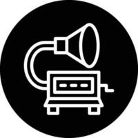 Gramophone Vector Icon Design