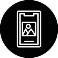 Mobile Image Vector Icon Design