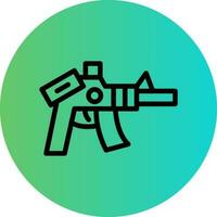 diseño de icono de vector de rifle