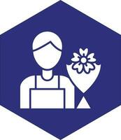 Florist Vector Icon design