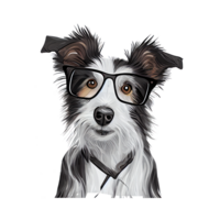 colley terrier . ai généré png