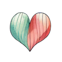 watercolor heart . png